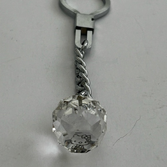 Vintage Hello Kitty Crystal Keychain Charm Sanrio Employee Gift~ 1980’s Rare! - Picture 5 of 11